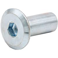 50 tuercas de racor M 6 x 20 (15) hexagonal tuercas de acero galvanizado redonda